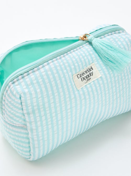 Neceser estampado con cremallera - Kiabi