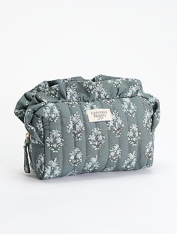 Neceser estampado de tela