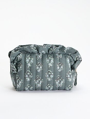 Neceser estampado de tela
