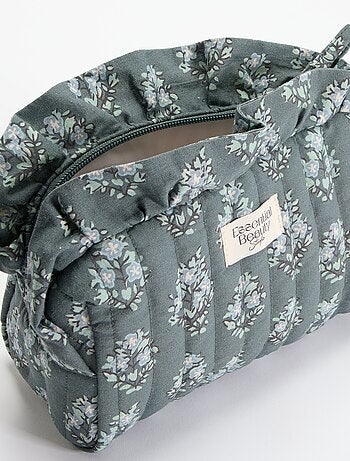 Neceser estampado de tela