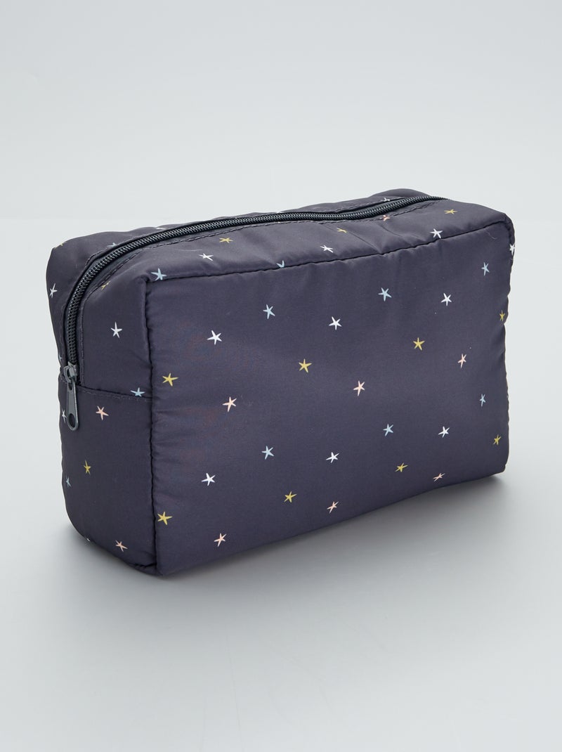 Neceser estampado 'estrellas' NEGRO - Kiabi