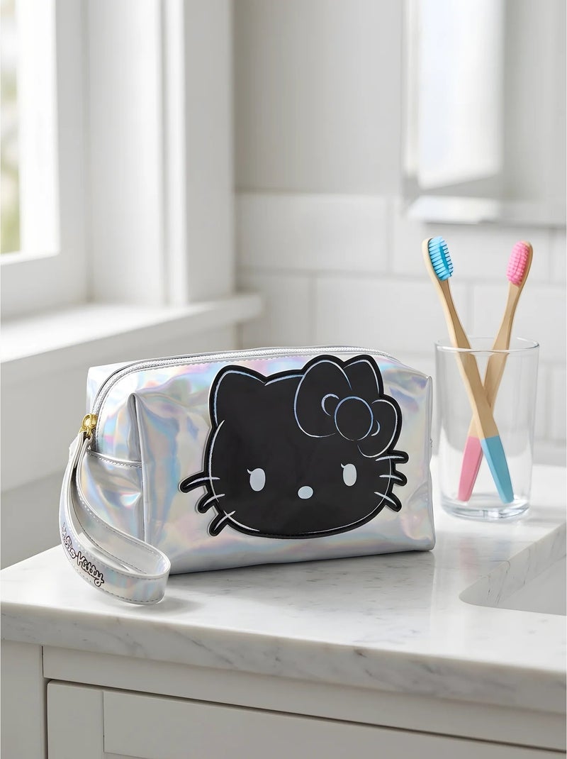 Neceser holográfico de polipiel hello kitty sanrio Gris - Kiabi