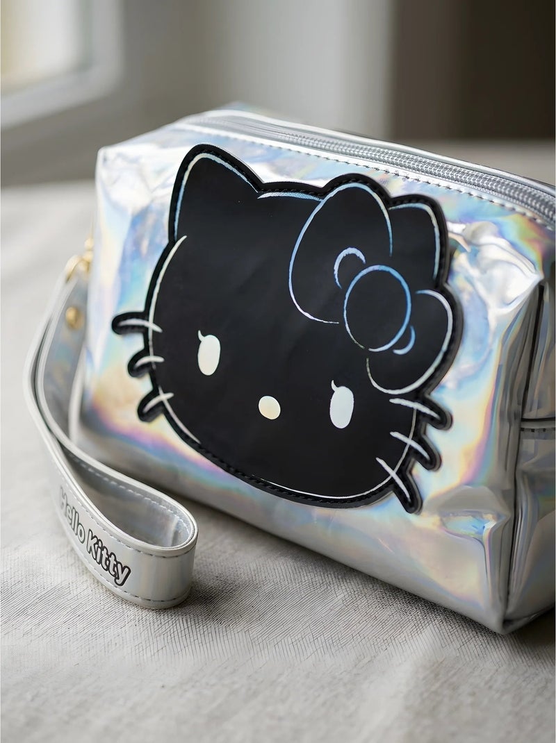 Neceser holográfico de polipiel hello kitty sanrio Gris - Kiabi