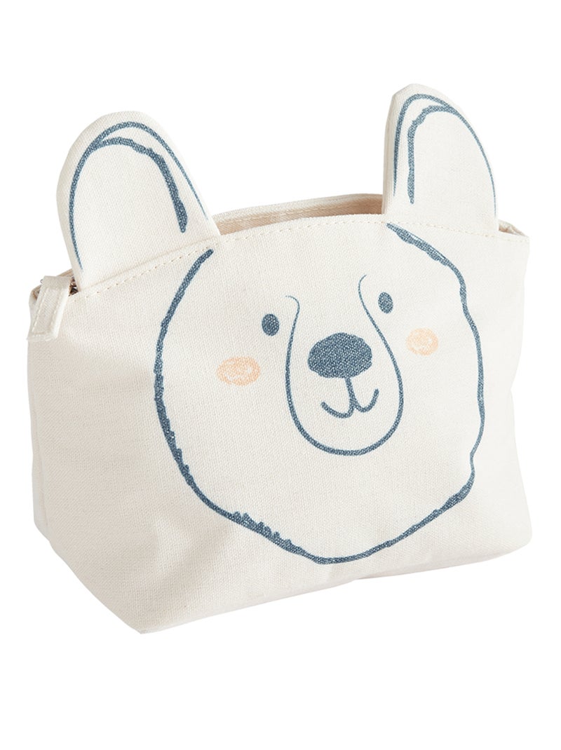 Neceser 'oso' blanco/azul - Kiabi