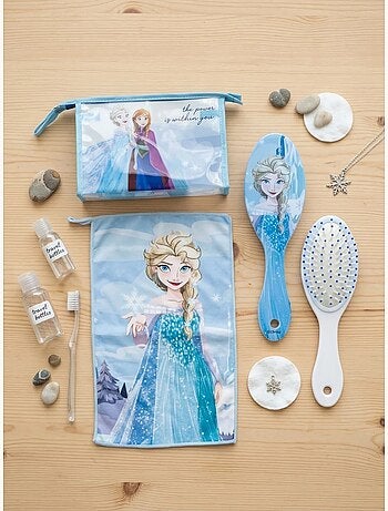 Neceser transparente con peine y toalla disney