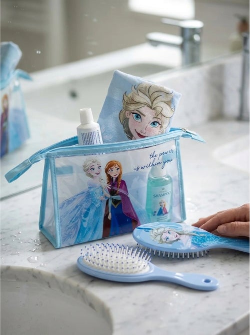 Neceser transparente con peine y toalla disney - Kiabi