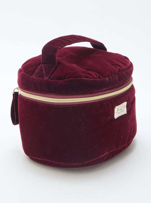 Neceser Vanity de terciopelo - Kiabi