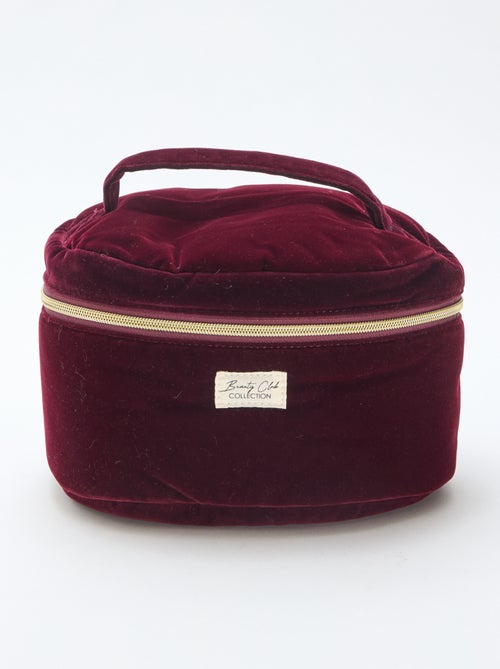 Neceser Vanity de terciopelo - Kiabi