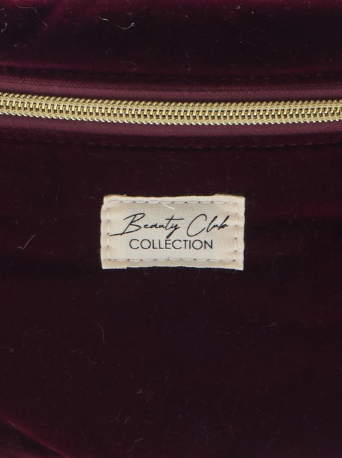 Neceser Vanity de terciopelo - Kiabi