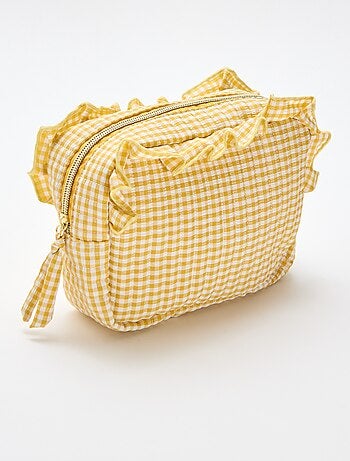 Neceser vichy con volantes