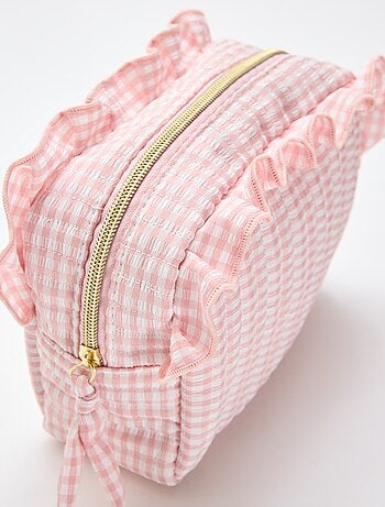 Neceser vichy con volantes