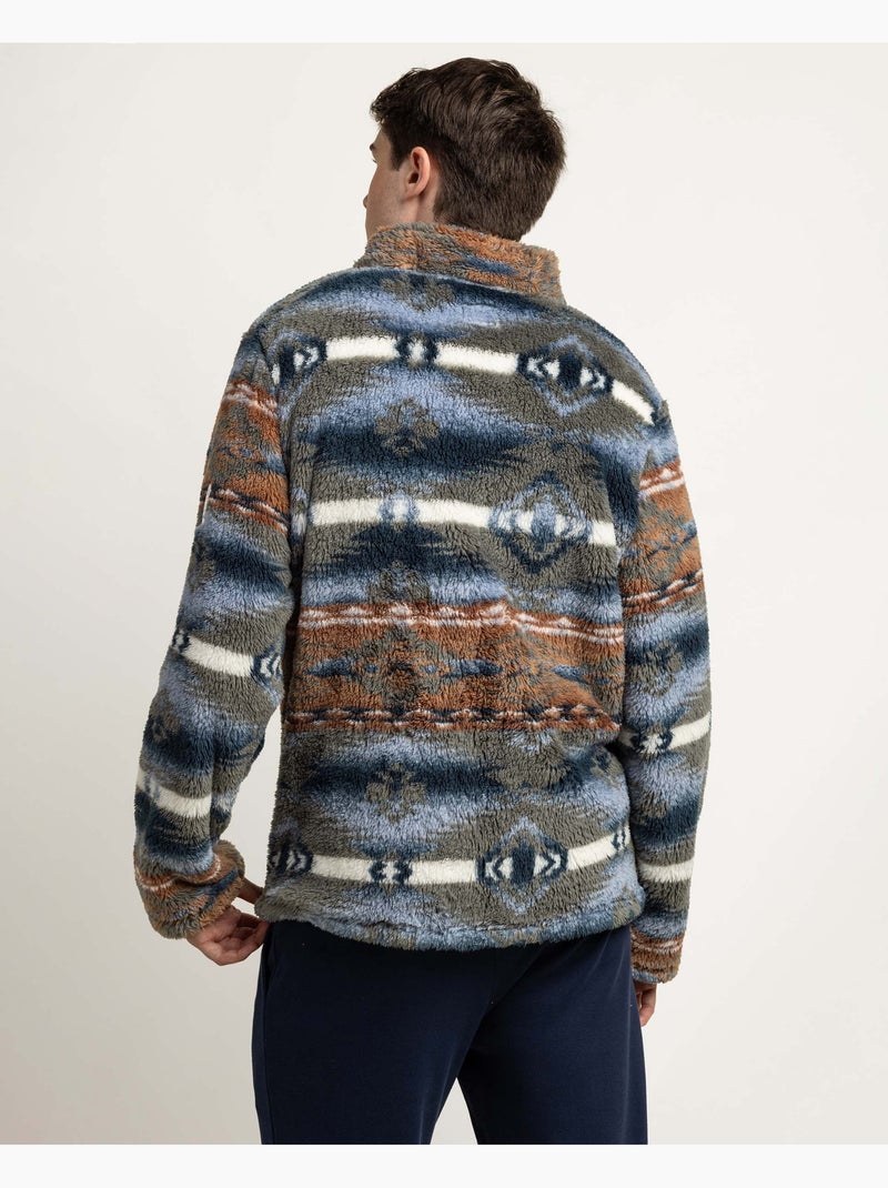 NEW PLAN Bata Calentita Manga Larga Terrain para Hombre Caqui - Kiabi