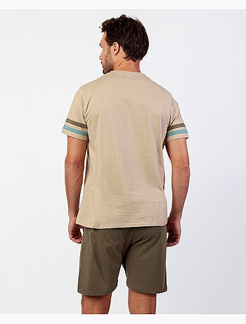 NEW PLAN Pijama Manga Corta Evergreen para Hombre