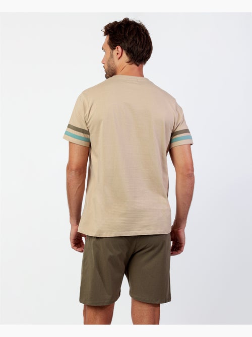NEW PLAN Pijama Manga Corta Evergreen para Hombre - Kiabi