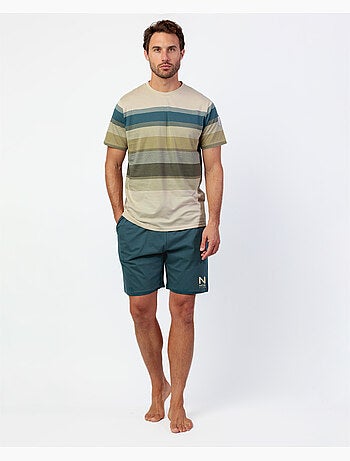 NEW PLAN Pijama Manga Corta Impact para Hombre