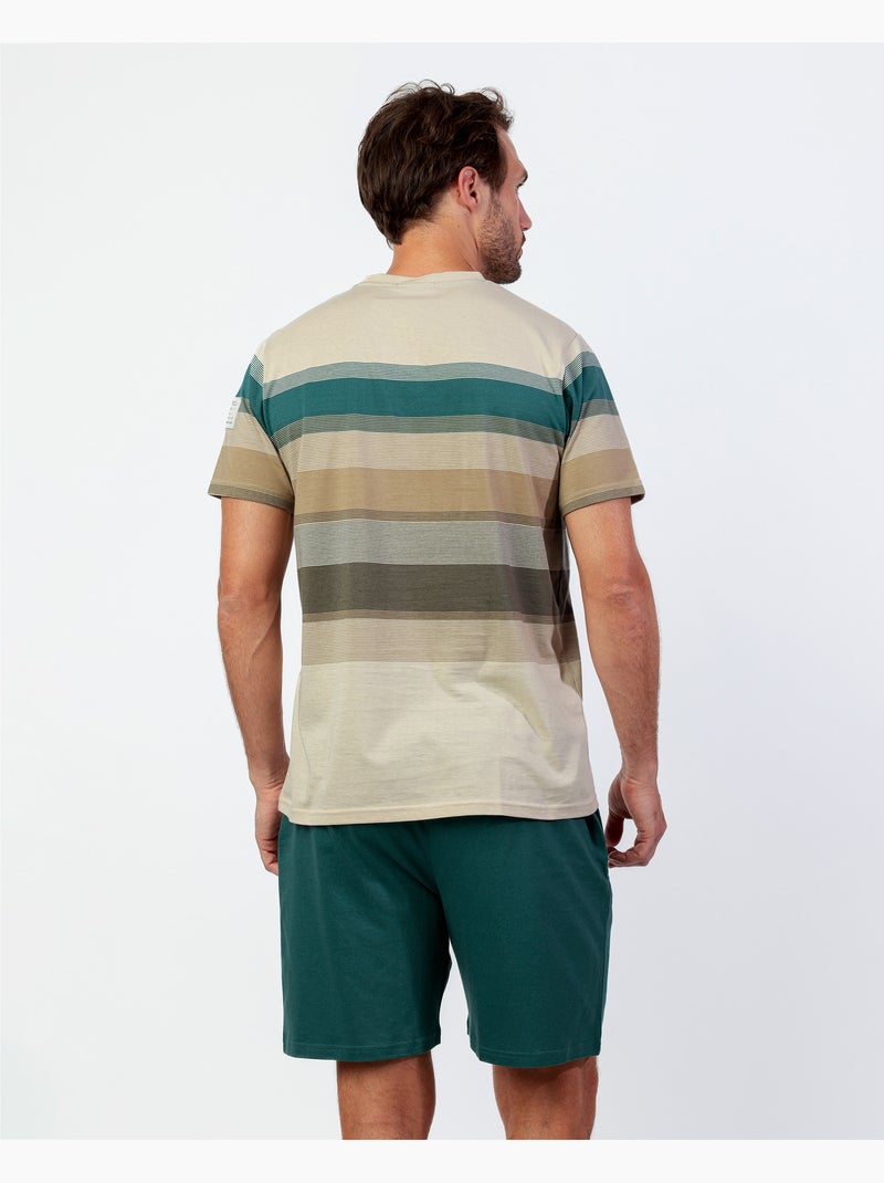 NEW PLAN Pijama Manga Corta Impact para Hombre Camel - Kiabi