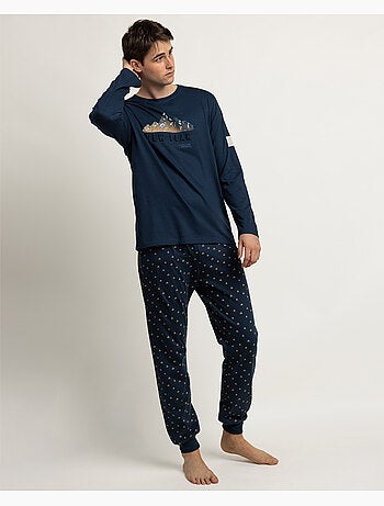 NEW PLAN Pijama Manga Larga Terrain para Hombre