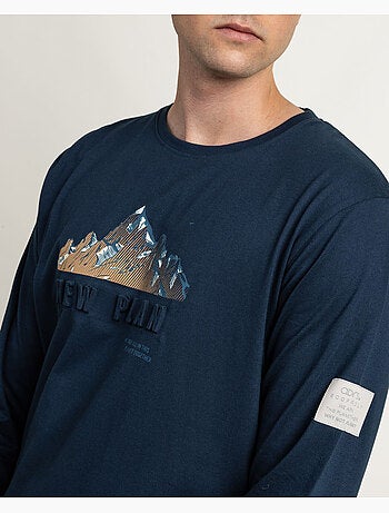 NEW PLAN Pijama Manga Larga Terrain para Hombre