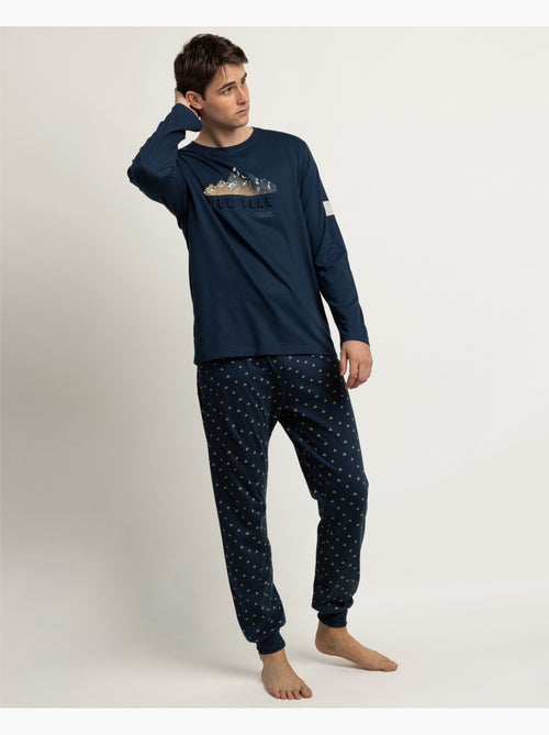 NEW PLAN Pijama Manga Larga Terrain para Hombre - Kiabi NEW PLAN Pijama Manga Larga Terrain para Hombre - Kiabi