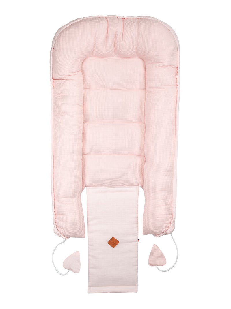 Nido reductor de cuna en algodón waffle | SEVIRA KIDS Rosa - Kiabi