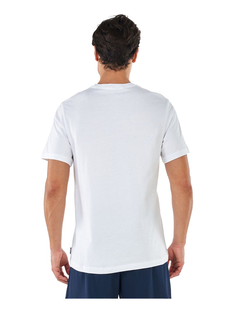 Nike - Camiseta Fc Bloque de Algodón para Hombre Blanco - Kiabi