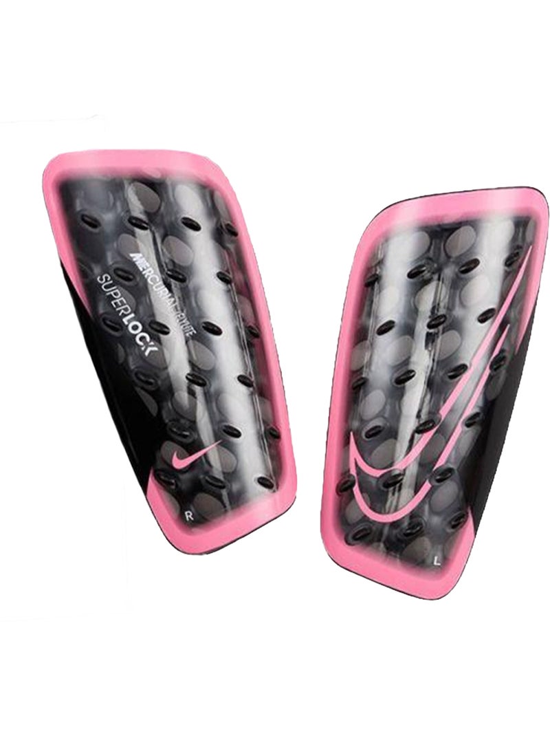 Nike - Espinilleras Mercurial Flylite de SuperLock para Niños/Niñas Negro Rosa - Kiabi