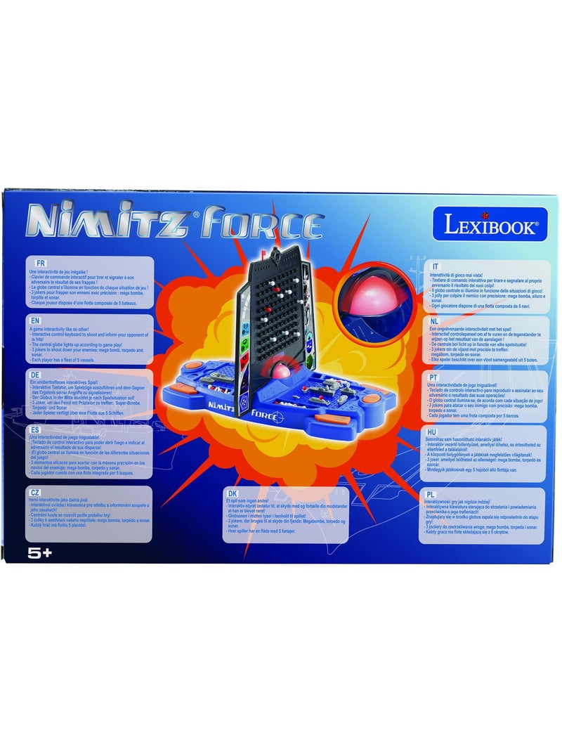 Nimitz? Force Juego electr?nico de batalla naval con luces y efectos sonoros Azul - Kiabi