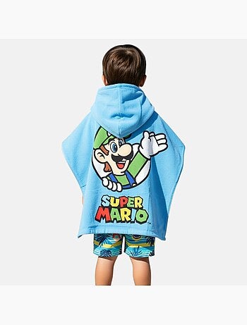 Nintendo - poncho de baño con capucha estampado