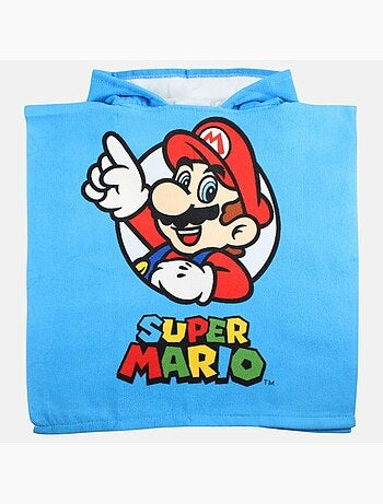 Nintendo - poncho de baño con capucha estampado