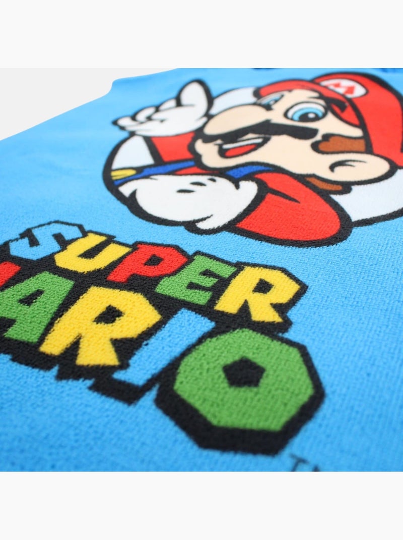 Nintendo - Poncho de baño niño Azul - Kiabi