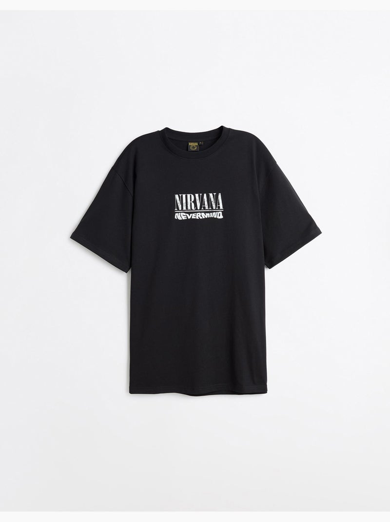 Nirvana de camisetas, MO Fashion Negro - Kiabi