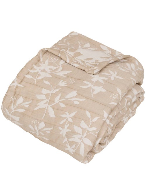 Nuvia colcha de lino beige 260x240cm - Kiabi