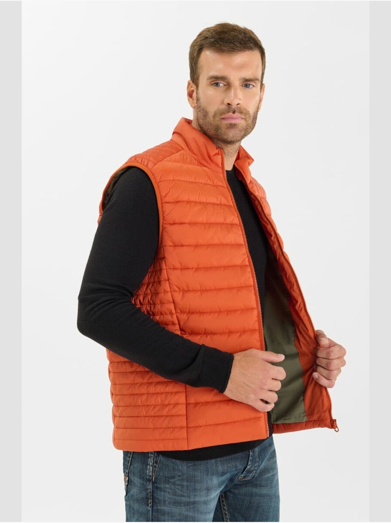 OCROZ chaqueta de plumas sin mangas Naranja - Kiabi