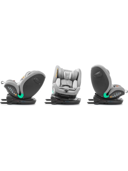 Odeas I-Size 40 - 150 cm, Top tether, Pivotant 360° Babyauto - GREY ANTHRACITE - Kiabi Odeas I-Size 40 - 150 cm, Top tether, Pivotant 360° Babyauto - GREY ANTHRACITE - Kiabi