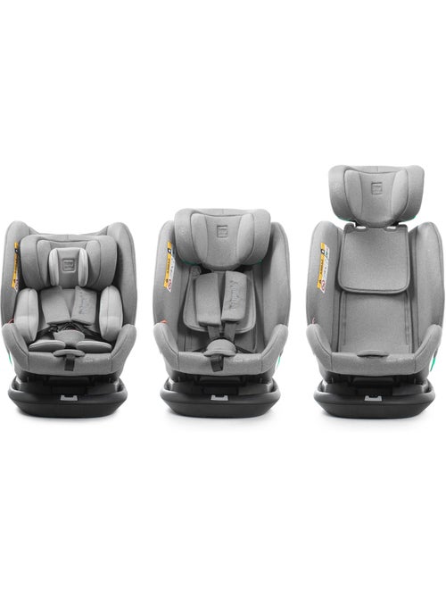 Odeas I-Size 40 - 150 cm, Top tether, Pivotant 360° Babyauto - GREY ANTHRACITE - Kiabi Odeas I-Size 40 - 150 cm, Top tether, Pivotant 360° Babyauto - GREY ANTHRACITE - Kiabi