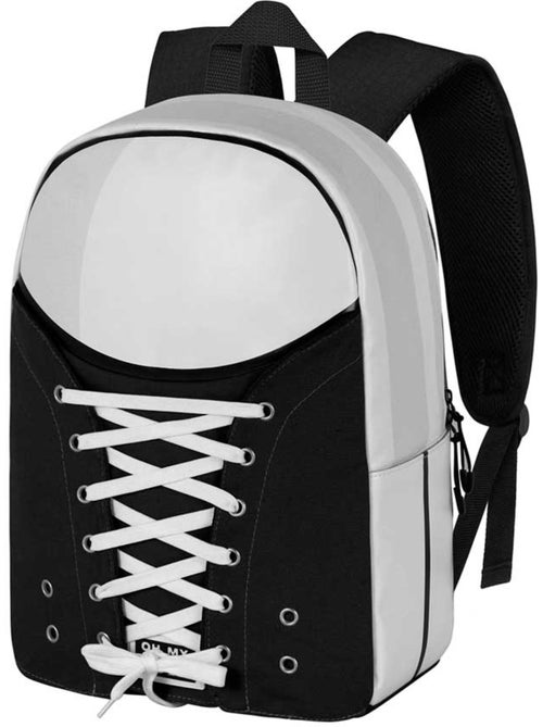 Oh My Pop Black Mochila Sneakers, Negro - Kiabi Oh My Pop Black Mochila Sneakers, Negro - Kiabi