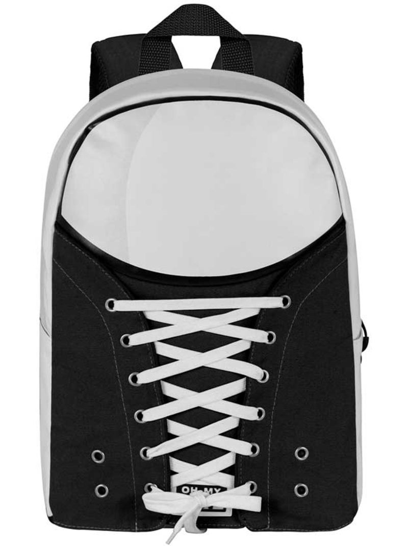 Oh My Pop Black Mochila Sneakers, Negro Negro - Kiabi