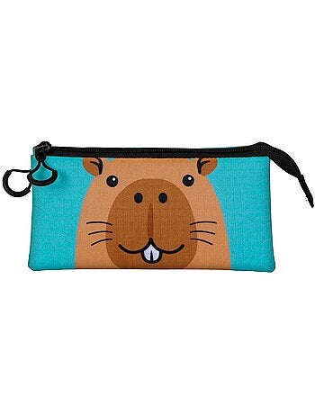 Oh my pop capy estuche portatodo triple, verde