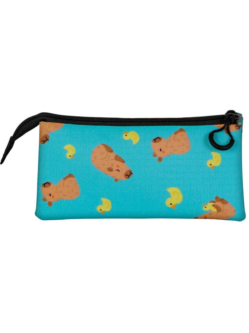 Oh My Pop Capy Estuche Portatodo Triple, Verde Verde - Kiabi