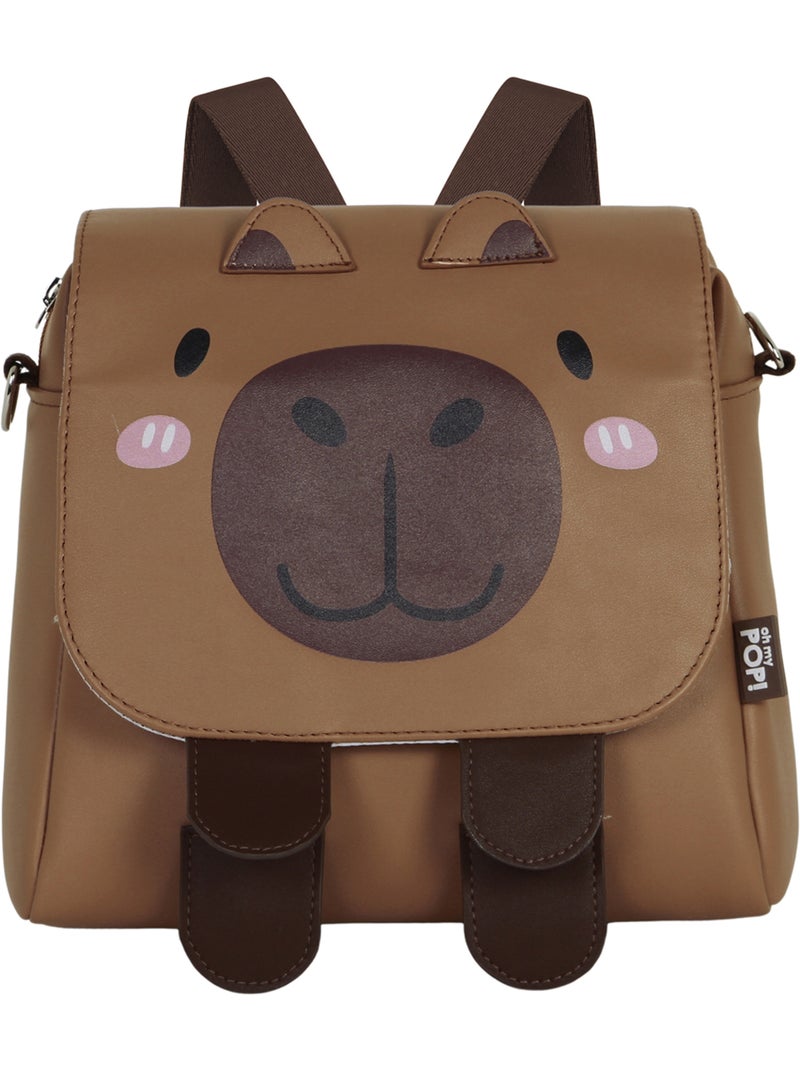 Oh My Pop Capybara Bolso-Mochila Kawaii, Multicolor Multicolor - Kiabi