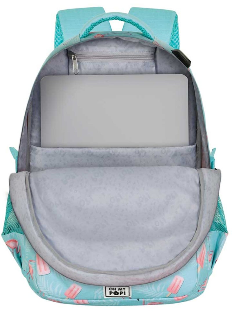 Oh My Pop Ice Flamingo Mochila Running PLUS, Turquesa Azul turquesa - Kiabi