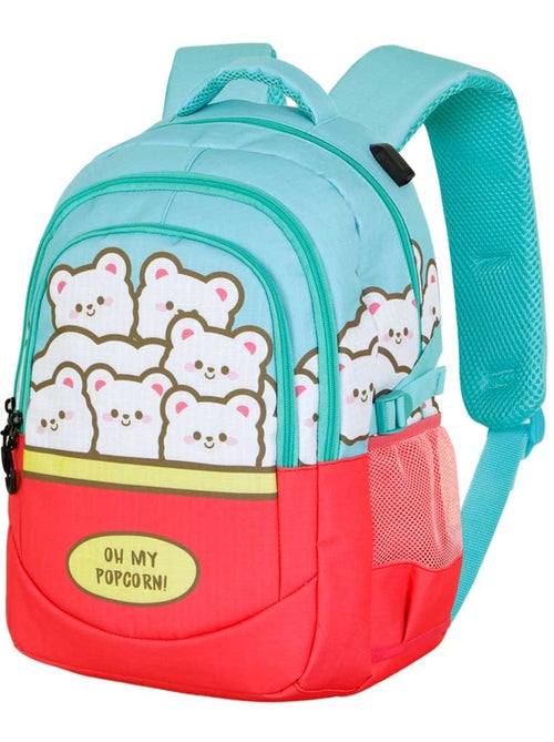 Oh My Pop Popcorn Mochila Running PLUS, Azul - Kiabi Oh My Pop Popcorn Mochila Running PLUS, Azul - Kiabi