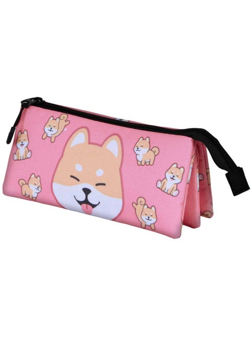 Oh My Pop Shiba Estuche Portatodo Triple, Multicolor - Kiabi Oh My Pop Shiba Estuche Portatodo Triple, Multicolor - Kiabi