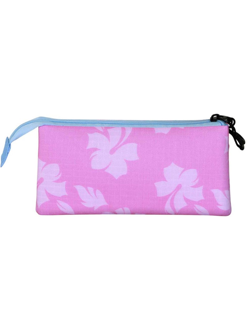 Oh My Pop Shiby Estuche Portatodo Triple, Rosa Rosa - Kiabi
