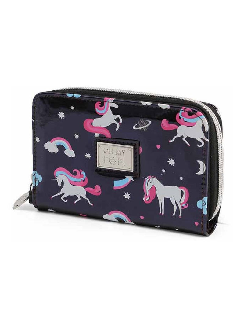 Oh My Pop Unicorn Billetero, Negro Negro - Kiabi