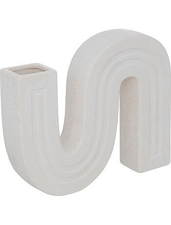 Olme cerámica soliflore h24.8cm blanco