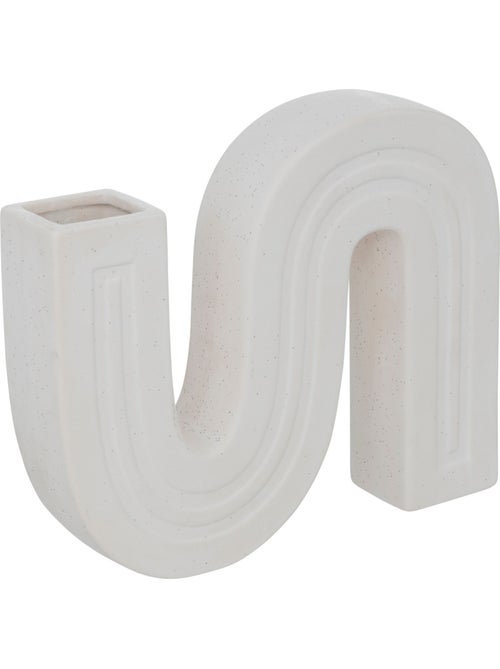 Olme cerámica soliflore h24.8cm blanco - Kiabi Olme cerámica soliflore h24.8cm blanco - Kiabi
