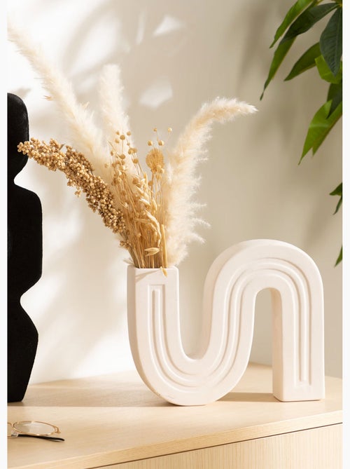 Olme cerámica soliflore h24.8cm blanco - Kiabi Olme cerámica soliflore h24.8cm blanco - Kiabi