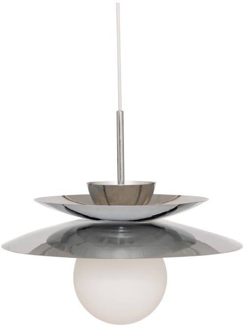 Omia lámpara colgante de plata h125cm - Kiabi Omia lámpara colgante de plata h125cm - Kiabi