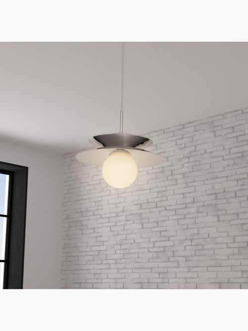 Omia lámpara colgante de plata h125cm - Kiabi Omia lámpara colgante de plata h125cm - Kiabi